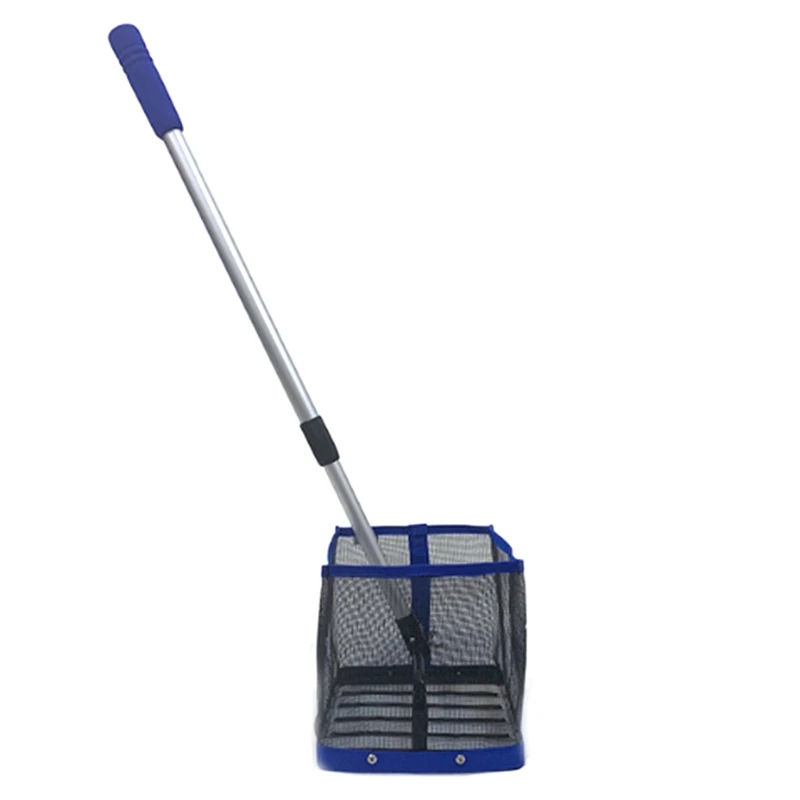 

Table Tennis Ball Picker,Ping Pong Ball Picker with Removable Handle Up to 125 Balls Ball Picker Collector