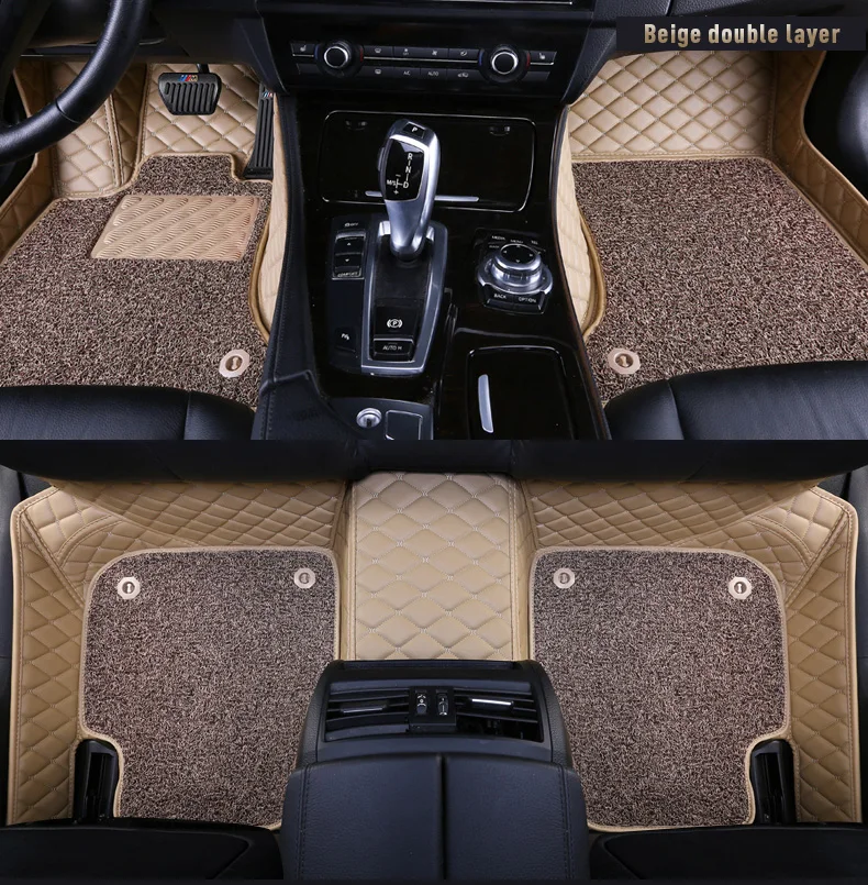luxury beige Водонепроницаемые автомобильные коврики для Great wall Haval H1 H2 H3 H5 H6 H9 Cool bear, автомобильные аксессуары - Название цвета: luxury beige