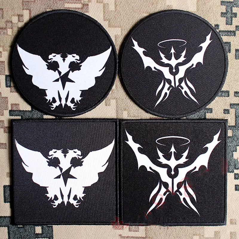 

Arknights Game Logo Printing Velcro Patch Anime Mobile game Camp icon Backpack Sticker Patches on Clothes Ark Knights