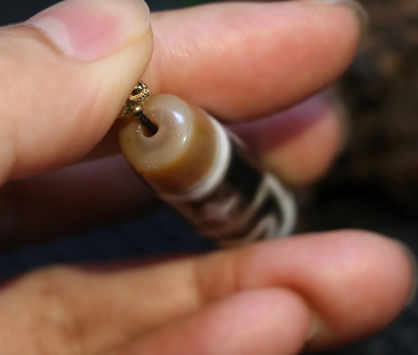 Magic Power Tibetan Agate Treasure Bottle Protect Safe dZi Bead Pendant Amulet A LKbrother Sauces Top Quality