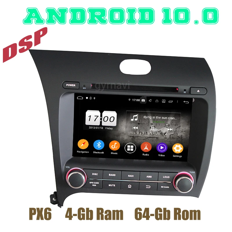 PX6 Android 10 0 автомобильный DSP GPS dvd плеер для kia K3 cerato forte 2012 2013 2014 2015 2016 с wifi usb 4 + 64 ГБ