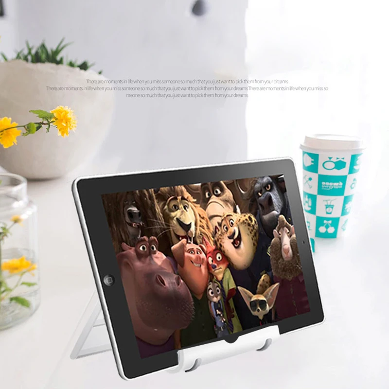 Портативная Складная подставка держатель для iPad планшета Kindle e reader Galaxy смартфона