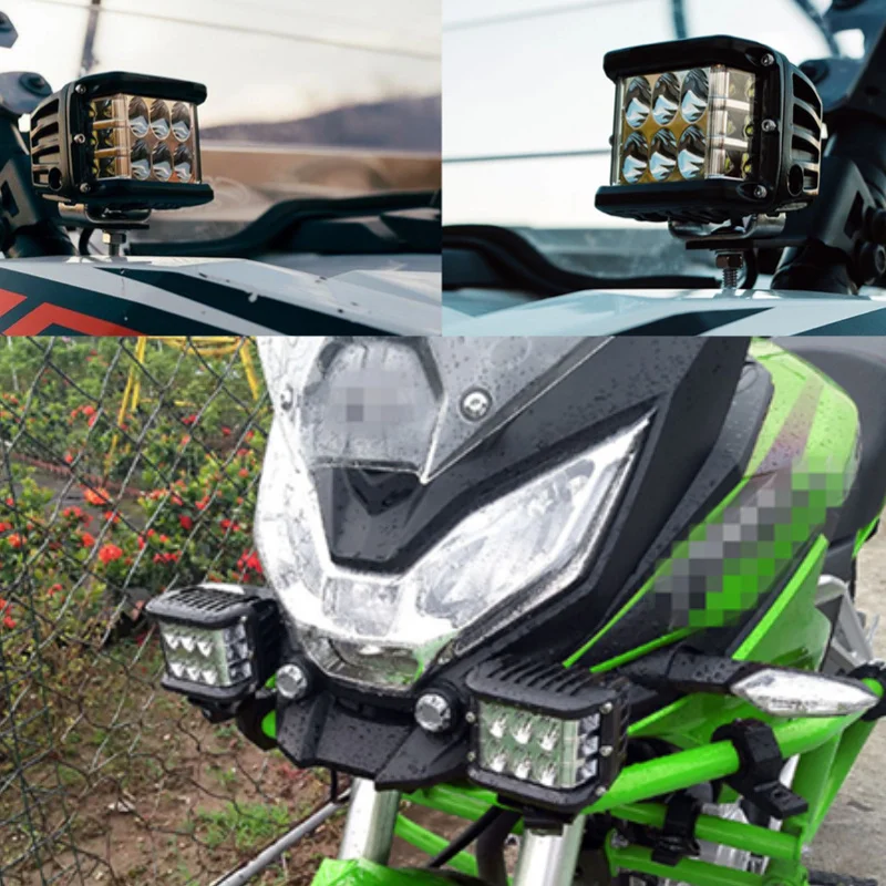 

SKYWORLD 4inch 60W LED Light Bar/Work Light with Side Shooter 12V 24V Driving Offroad Fog Lamp For Car Truck Motorcycle 4x4 SUV