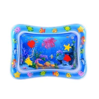 sea animal print baby inflatable play mat infant toy for newborn boy girl water entertainment playing swimming parent child inte