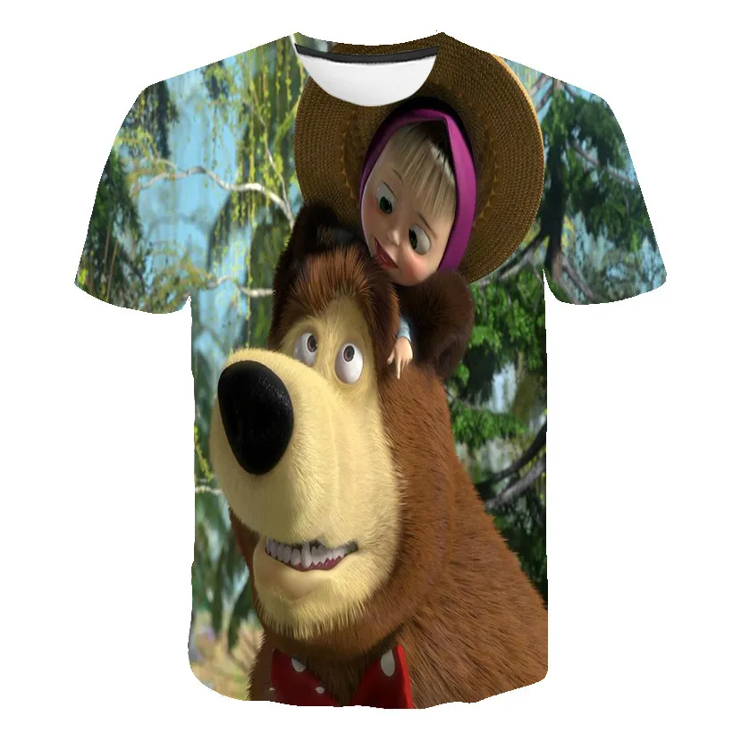 

Новые летние От 3 до 14 лет в стиле унисекс милые полиэфирное волокно Марты 3D с принтом для девочек и мальчиков; Одежда для мальчиков; Футболки...