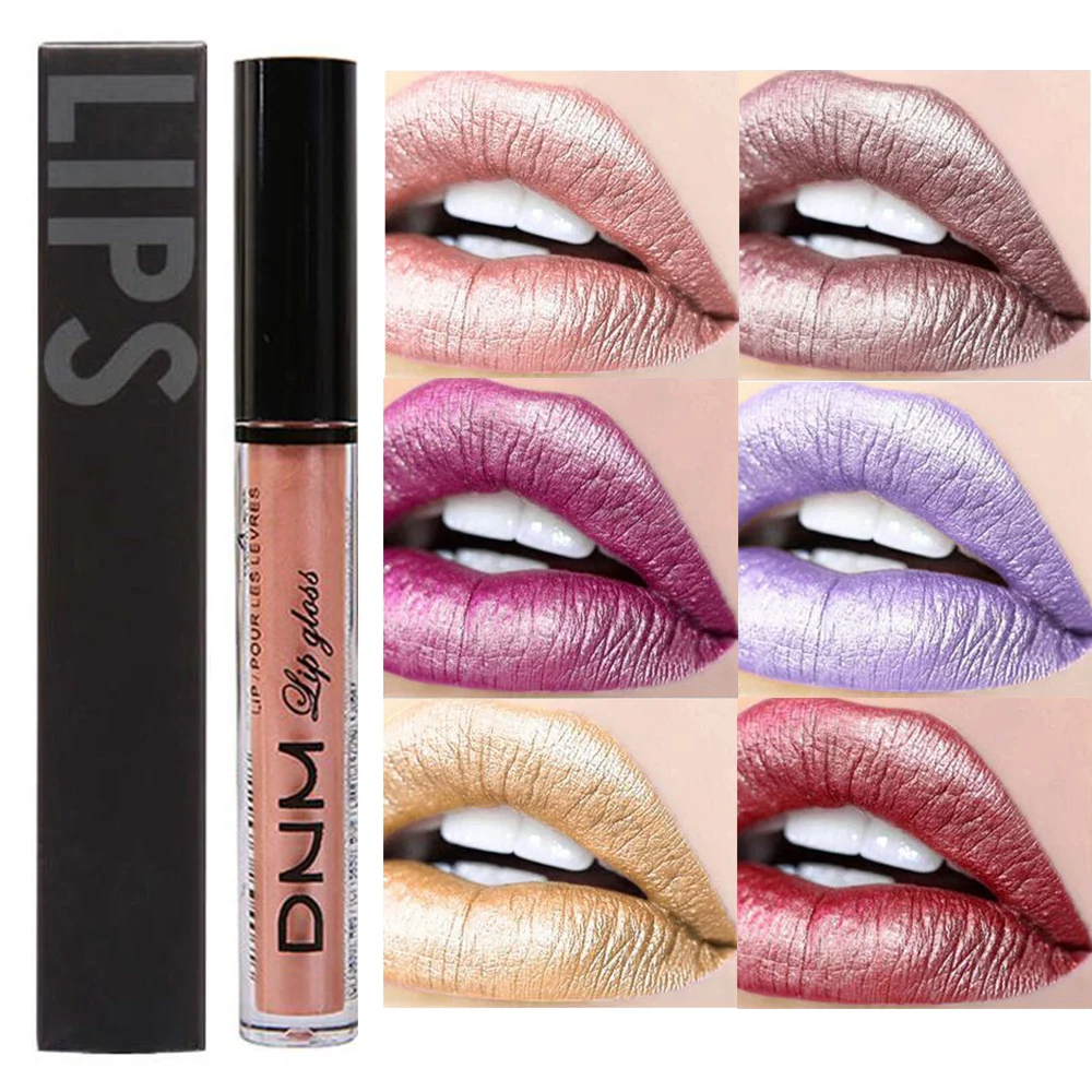Мерцающий поляризационный блеск для губ водостойкая жидкая губная помада с