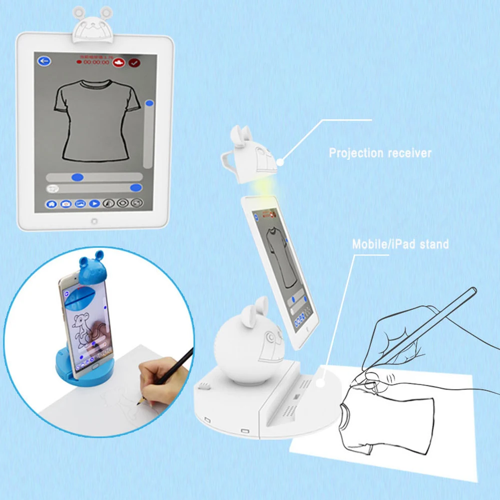 Пластина Держатель изображений Таблица чертежная доска набор ABS отражение