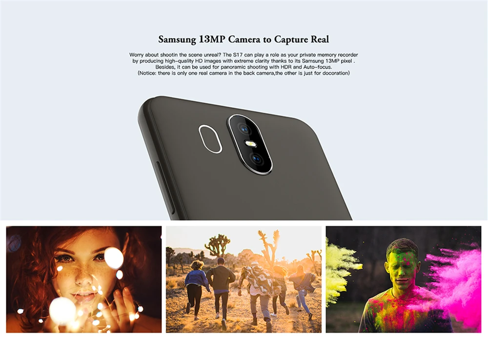Quad S17 MT6580 четырехъядерный 5,5 дюймов HD+ экран смартфон 2 Гб ОЗУ 16 Гб ПЗУ телефон 13MP+ 2MP двойная задняя камера Лицо ID мобильный телефон