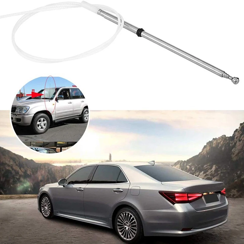 Car Replacement Power AM/FM Radio Antenna Mast for Toyota Land Cruiser /Lexus LX470 1998-2007 Auto Aerial Parts | Автомобили и