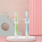 Мультяшная силиконовая Мягкая зубная щетка для детей, детская зубная щетка для ухода за полостью рта, зубная щетка, инструменты, аксессуары для туалетных принадлежностей для малышей