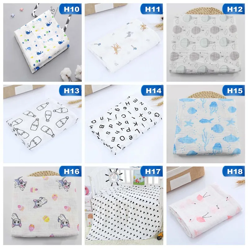 1 шт. Детская Хлопковая пеленка для новорожденных | Мать и ребенок