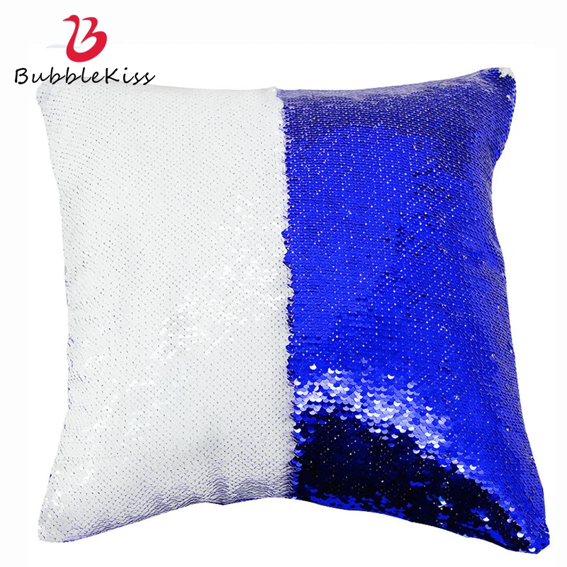 Bubble Kiss Sequin чехол для подушки DIY подушка русалка наволочка дома вечерние реквизит