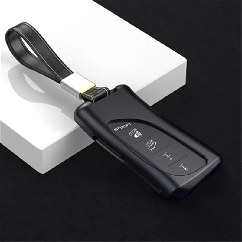 

Сплав чехол ключа дистанционного управления автомобилем чехол держатель для Lexus 2018 ES300h ES350 ES200 ES260 LS350 LS500h брелок для ключей авто-Стайлинг