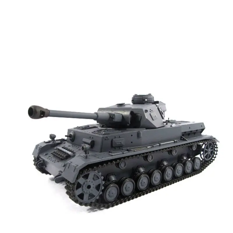 Heng Long 3859 1 немецкий Panzer IV F2 6 0 со стальной коробкой передач звуковой дымчатый