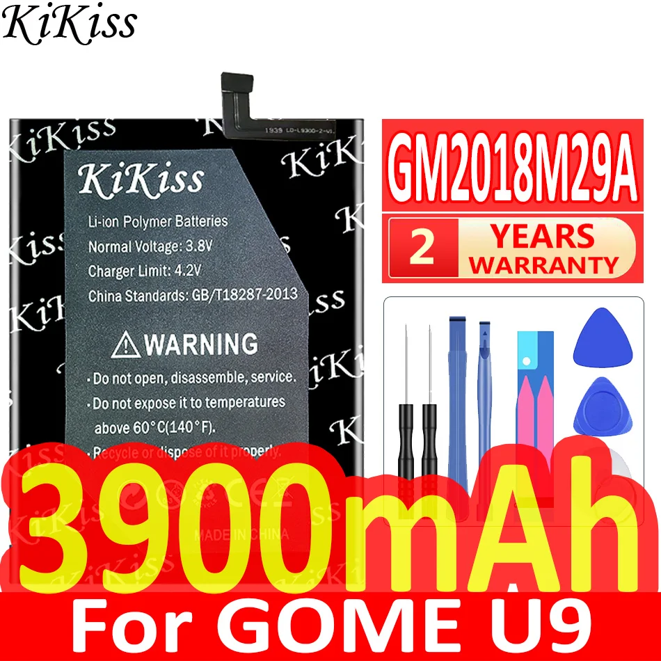 

3900mAh KiKiss Powerful Battery GM2018M29A (U9) For GOME U9