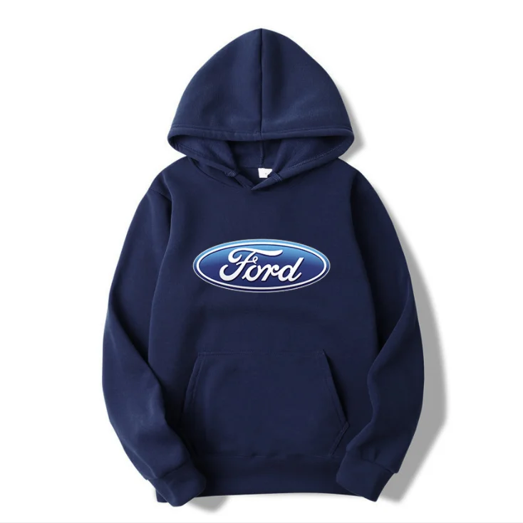 

Новинка 2021, мужские толстовки с логотипом FORD, Лидер продаж, весенне-осенняя Повседневная Толстовка с узором, хлопковая модная Толстовка в ст...