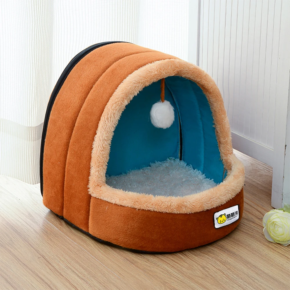 Круглая кровать для кошек мягкая длинная плюшевая Лучшая домашних животных