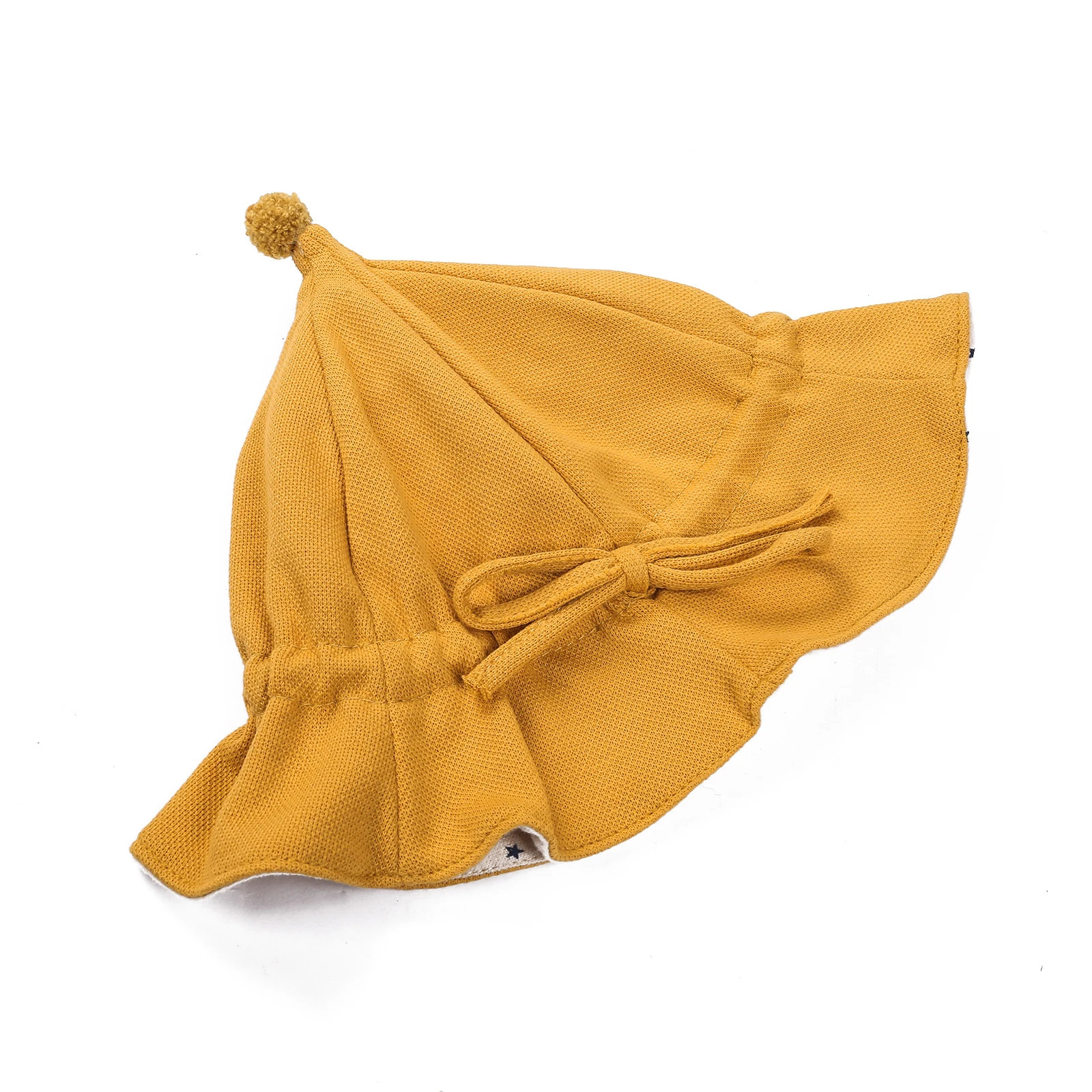 Шапка для малышки-ребенка на лето с широкими полями и украшением в виде банта оттенка однотонная, рыбацкая шляпа для детей, панама, милый бини, пляж.