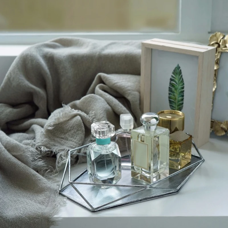 

Retro Distressed Jewelry Tray Jewelry Display Stand Desktop Simple Decoration Storage Tray Storage Box