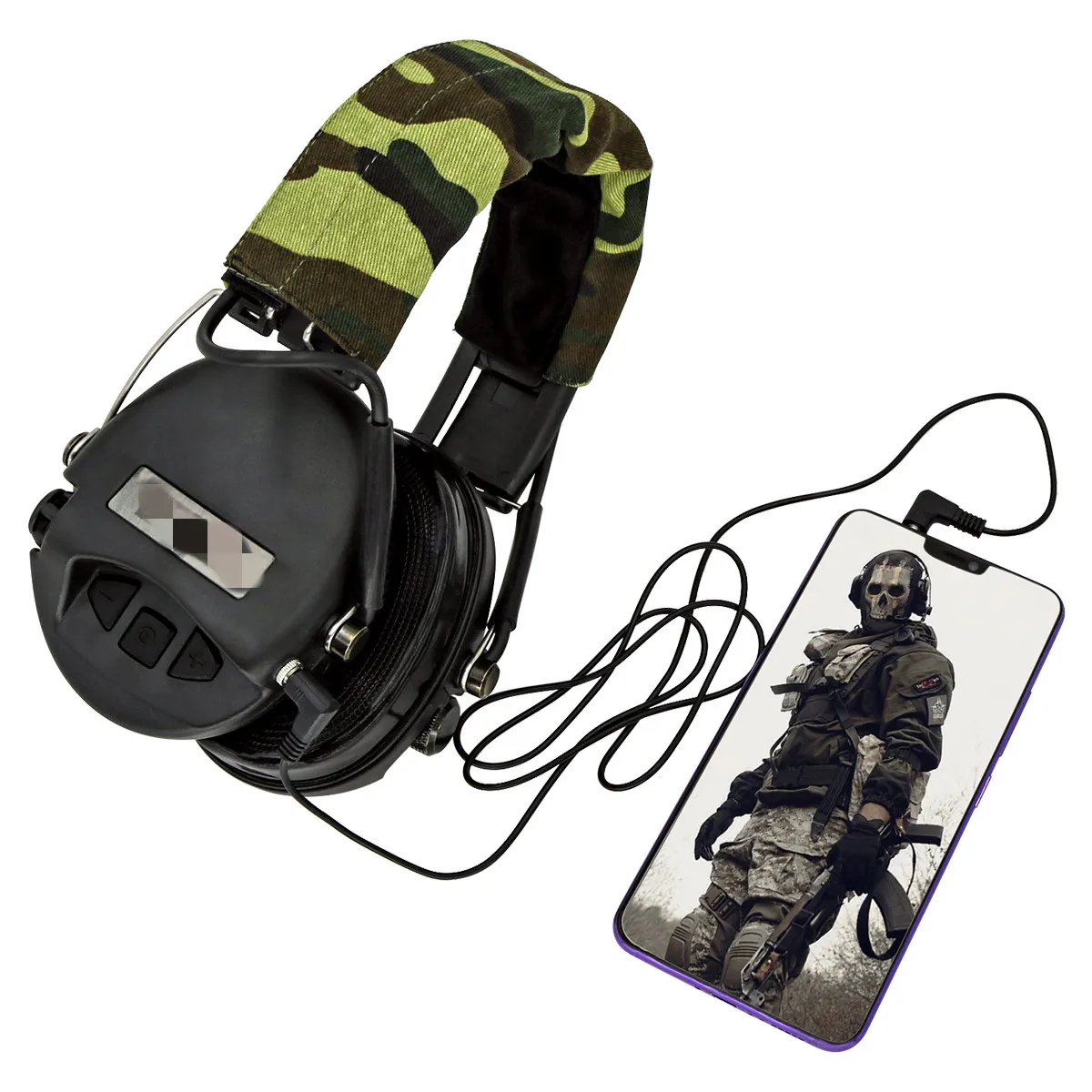 Tactical Airsoft Sordn Headset Outdoor Hunting Hearing Protection Noise Reduction Shooting Protective Earmuffs Tactical Headset