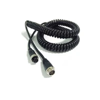5m 6m 8m 10m car video aviation spring line 4 pin extension cable for rear view camera truck trailer