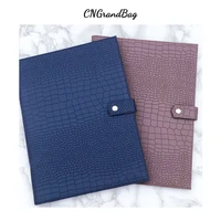 fashion business briefcase embrossed ostrich pattern file folder new large capacity laptop briefcase top quality document bag