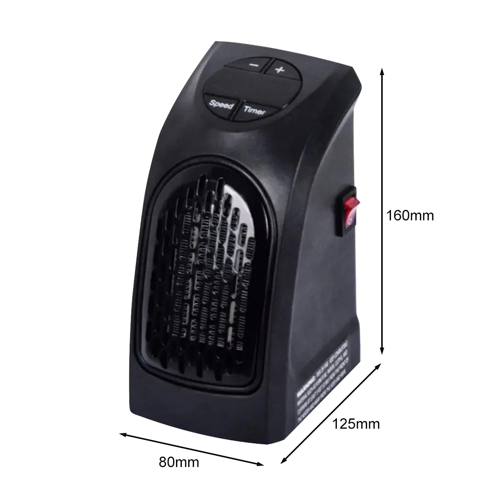 

Wall Electric Heater Mini Fan Heater Desktop Household Wall Handy Heating Stove Radiator Warmer Machine for Winter EU Plug