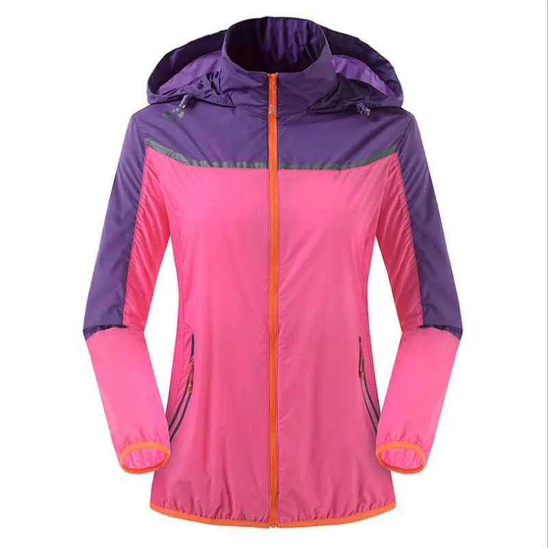 Уличная Водонепроницаемая Женская тонкая ветрозащитная дышащая анти-солнце УФ