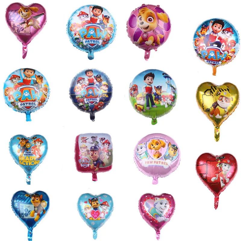 Горячая продажа 18 дюймов патруль собака стоящий воздушный шар из фольги