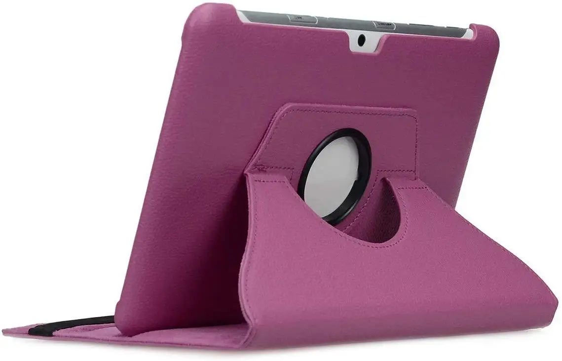 Фиолетовый Чехол для Samsung Galaxy Tab 2 P5100 P5110 P7500 P7510 10,1, вращающийся чехол, откидной Чехол из искусственной кожи с подставкой, чехол Funda Capa Para - Цвет: Фиолетовый