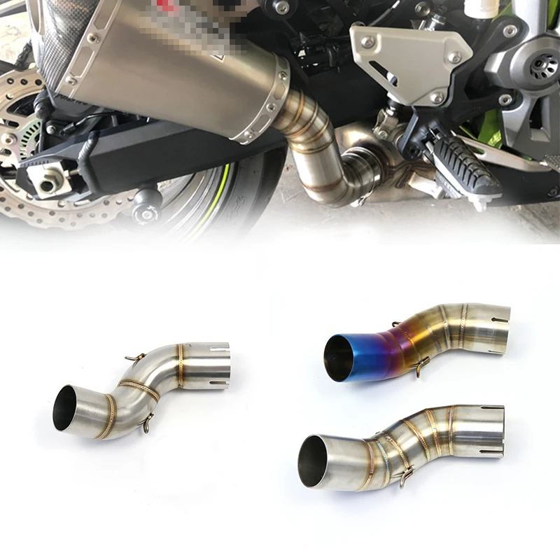 

FOR Kawasaki Z900 Sports Motorcycle Exhaust Middle Section 51MM Connection Muffler Modification Adapter Tool Stainless Steel