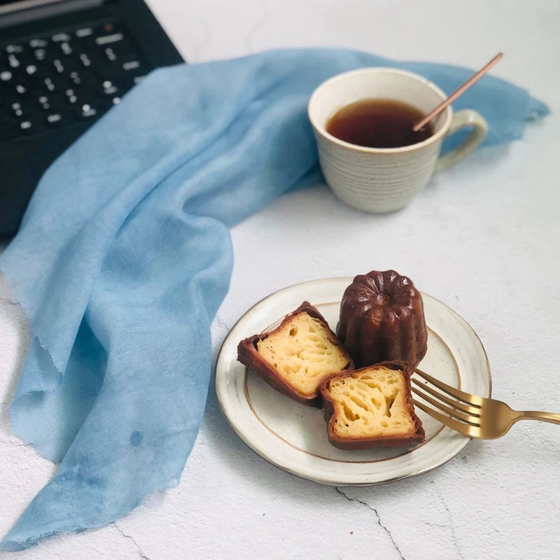 MLGB Canele форма Cannele пищевая чашка для маффинов 4 шт. антипригарная серо-черная | Дом и