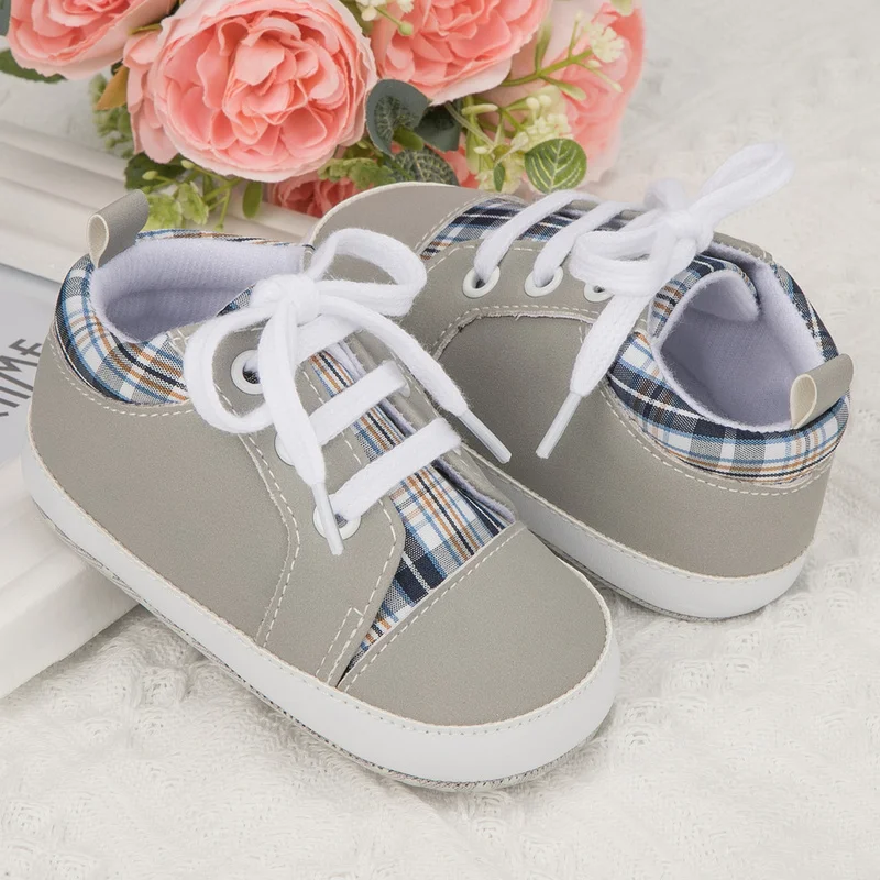 Обувь для новорожденных уличная повседневная мальчиков и девочек начинающих