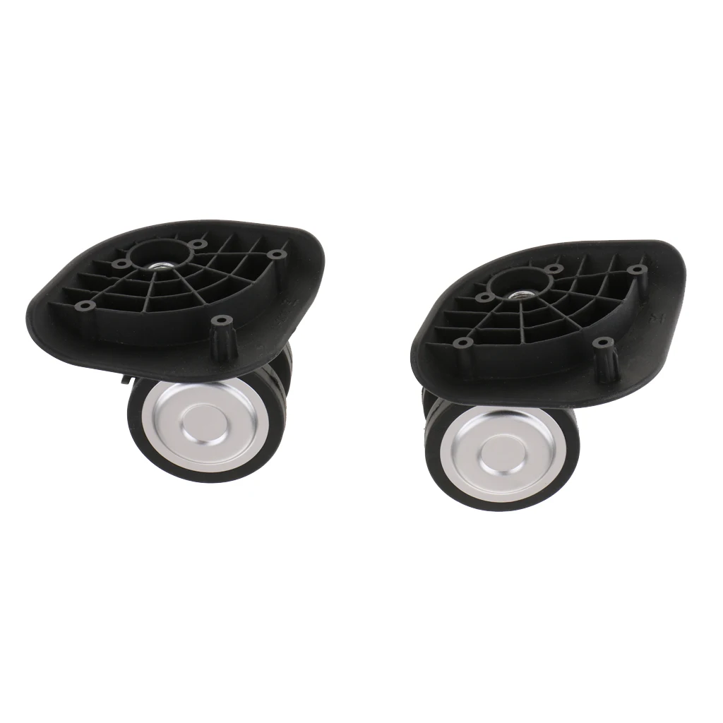 Пластиковые левые и правые чемоданы для багажа 2 упаковки колеса поворотные