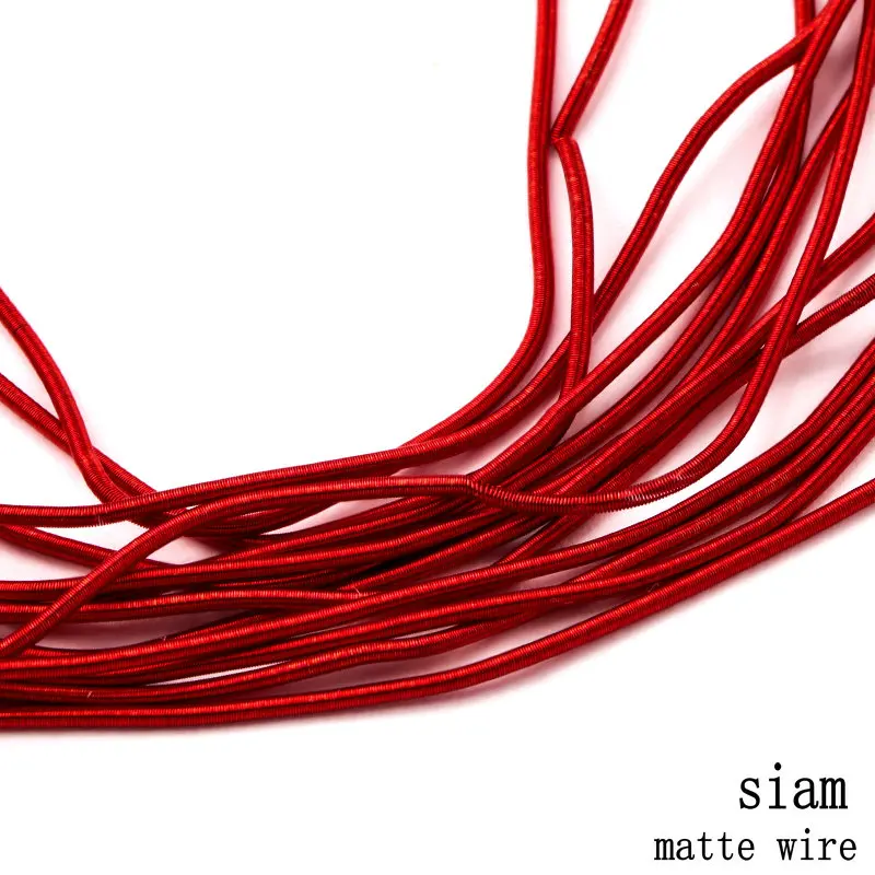 matte wire-siam 10 г/лот аксессуары для ювелирных изделий вышивка значок коврик, жесткая старая работа вышивка, французский слиток проволока, медная проволока, ручной работы аксессуары - Цвет: matte wire-siam