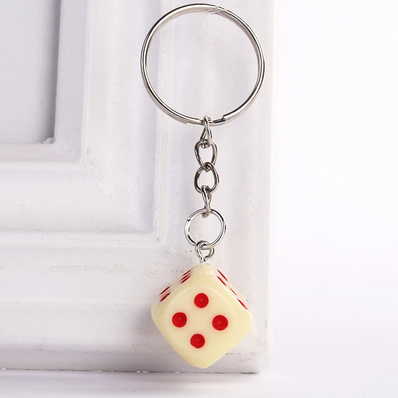 Креативный брелок для ключей аксессуары безделушка разноцветные кости кольцо