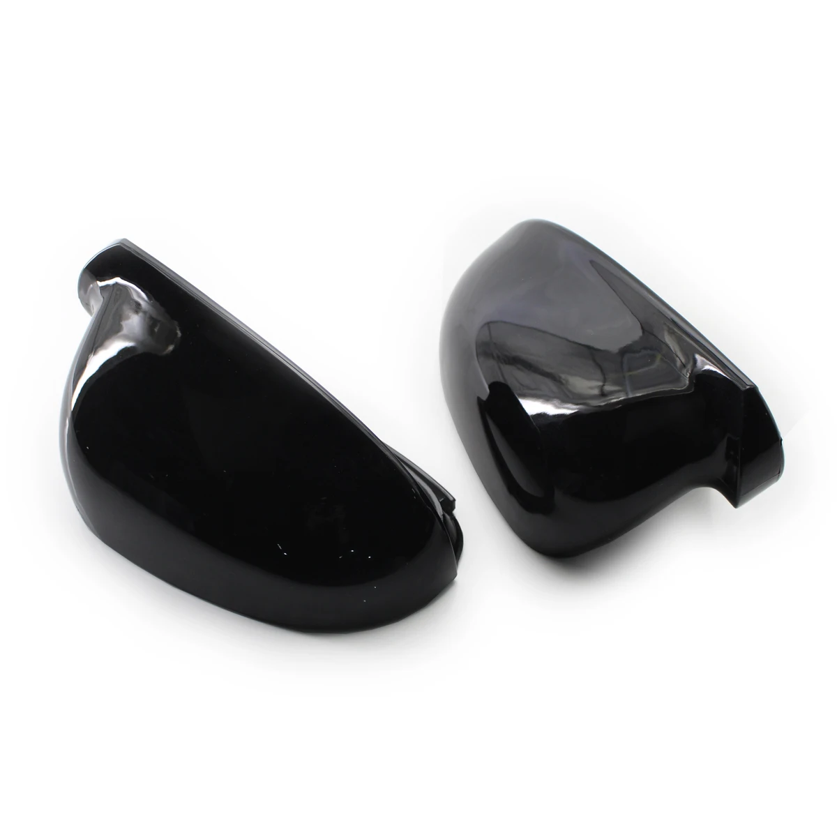 

Car Gloss Black Rearview Side Mirror Cover Housing For VW Golf Rabbit Jetta MK5