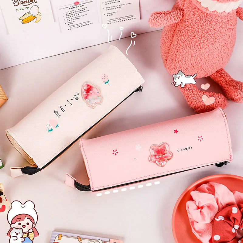 Простой Карандаш Чехол школьные принадлежности для студентов канцелярские