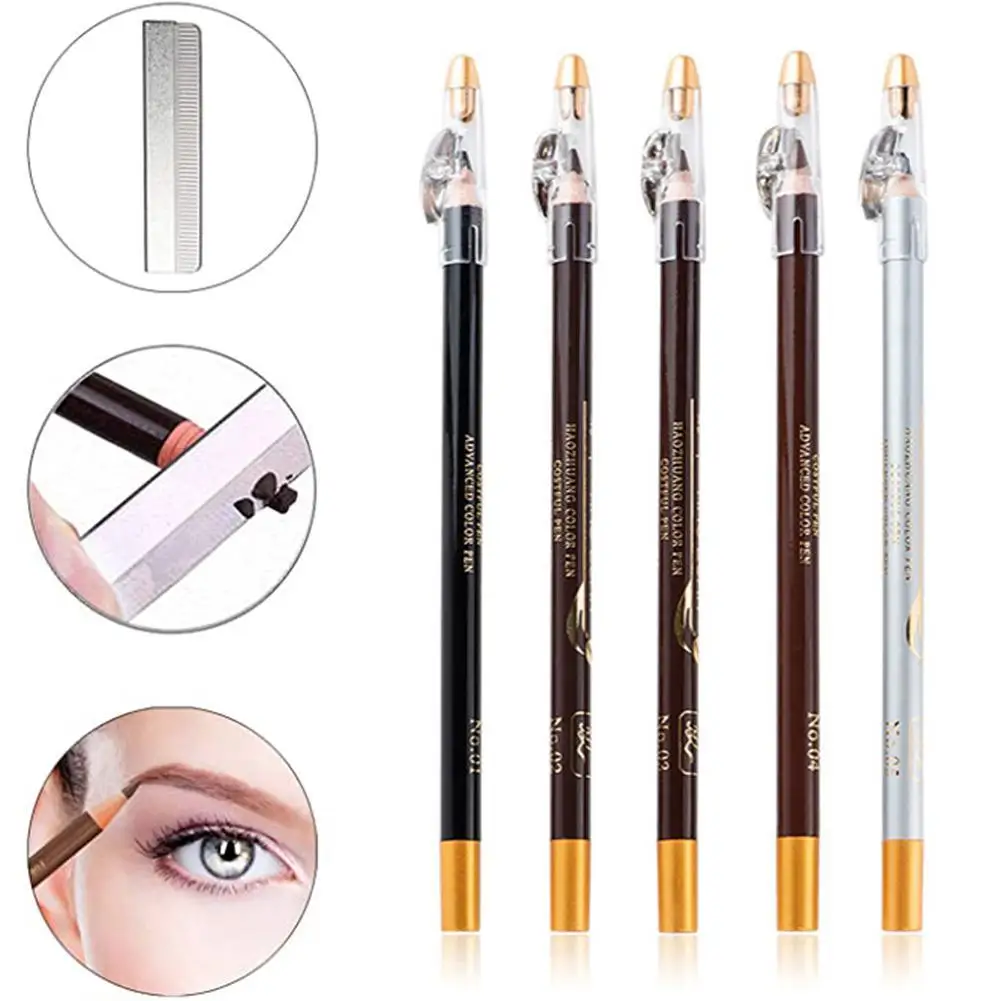 

Eyebrow Pencil Waterproof Eye Brow Eyeliner Eyebrow Tool Makeup Long-lasting Beauty Pencil Brown Cosmetic Eyebrow Pencil Pe K9I5