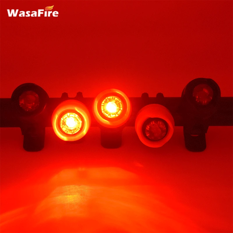 Водонепроницаемый светодиодный велосипед светильник спереди и сзади вспышка