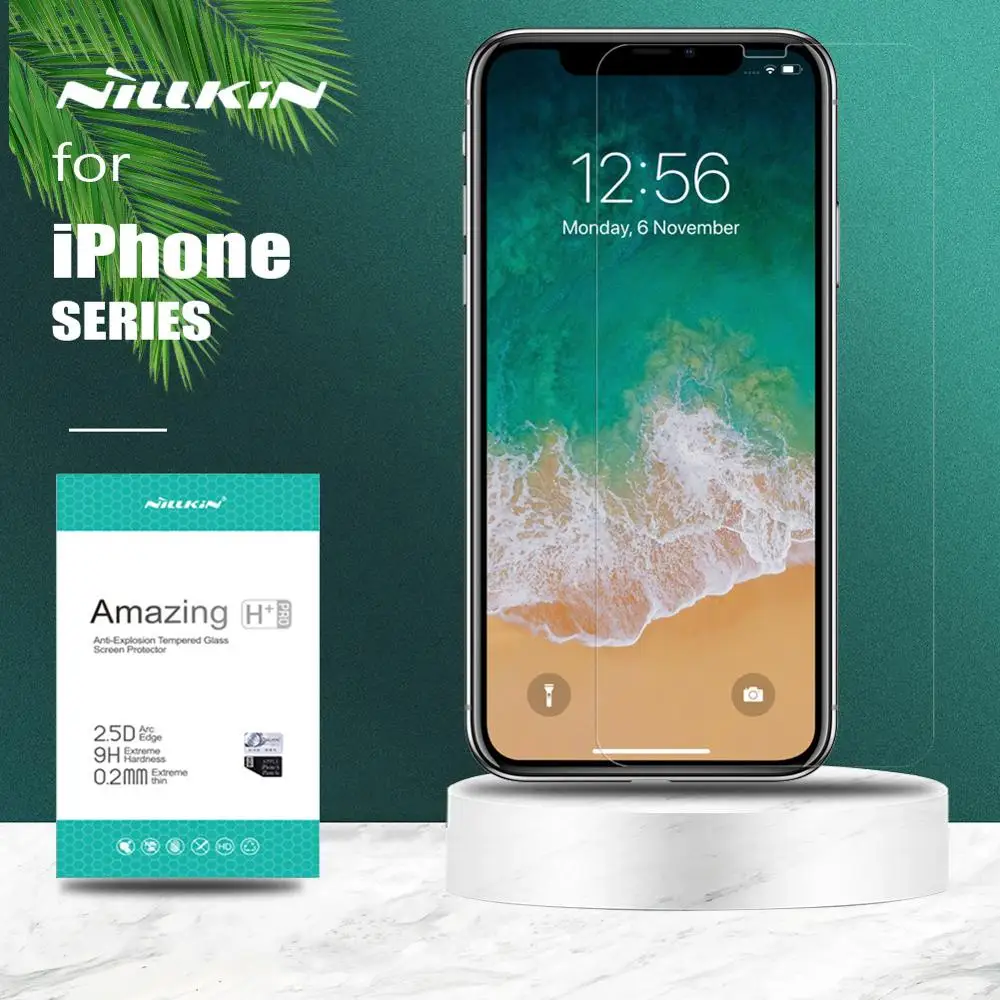 Для iPhone 12 11 Pro XS MAX XR Nillkin H + защита для экрана из закаленного стекла Max 6 6S 7 8 Plus SE