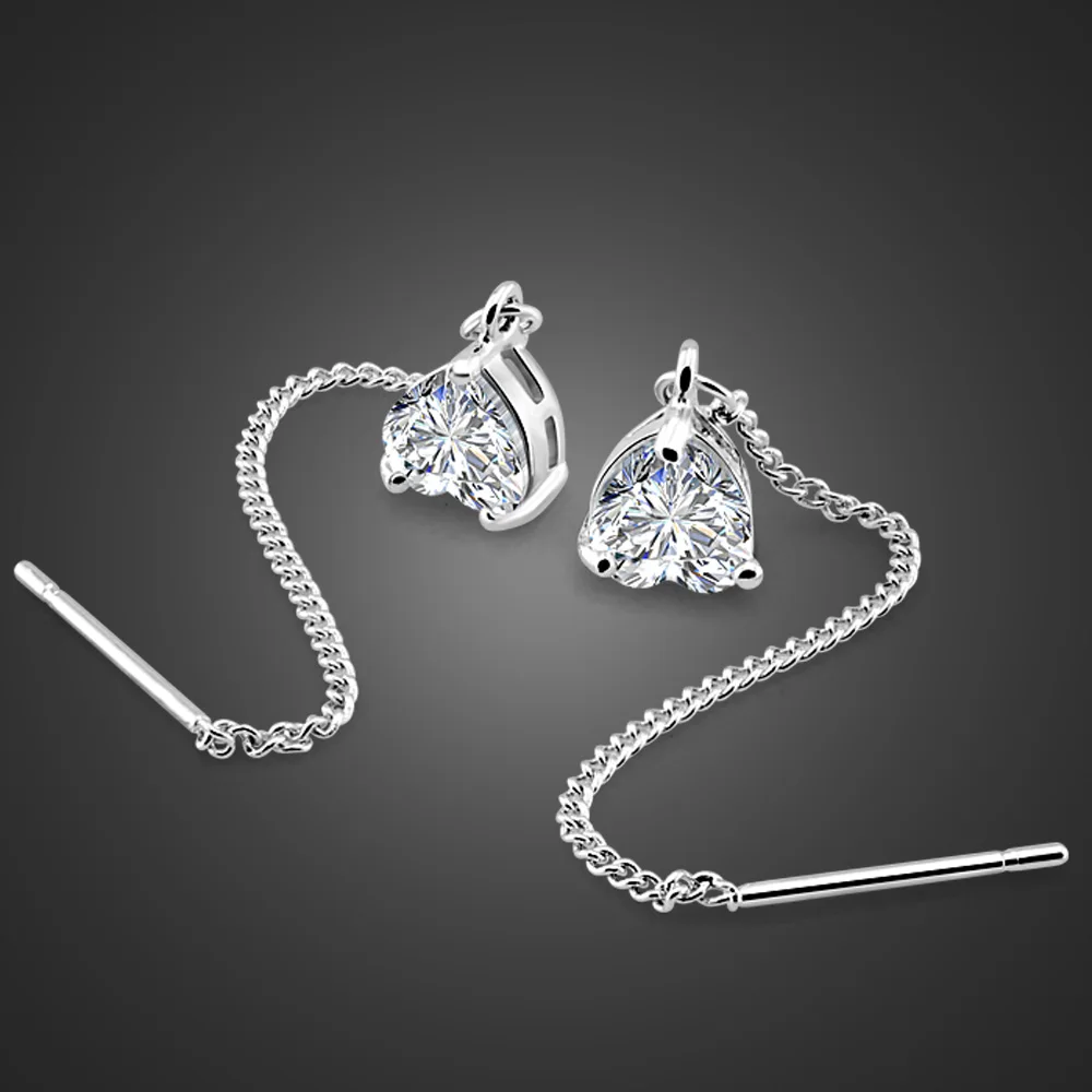 Женские серьги подвески из серебра 100% пробы с кисточками|Серьги-подвески| |