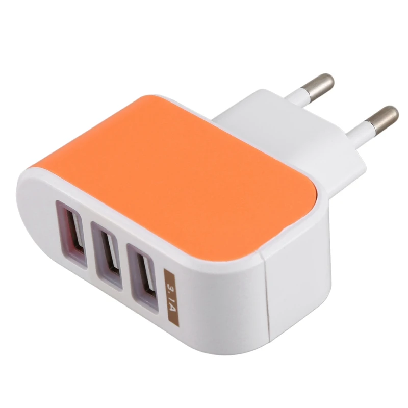 Триппинг 3.1A USB зарядное устройство AC адаптер/зарядное устройство/ЕС вилка