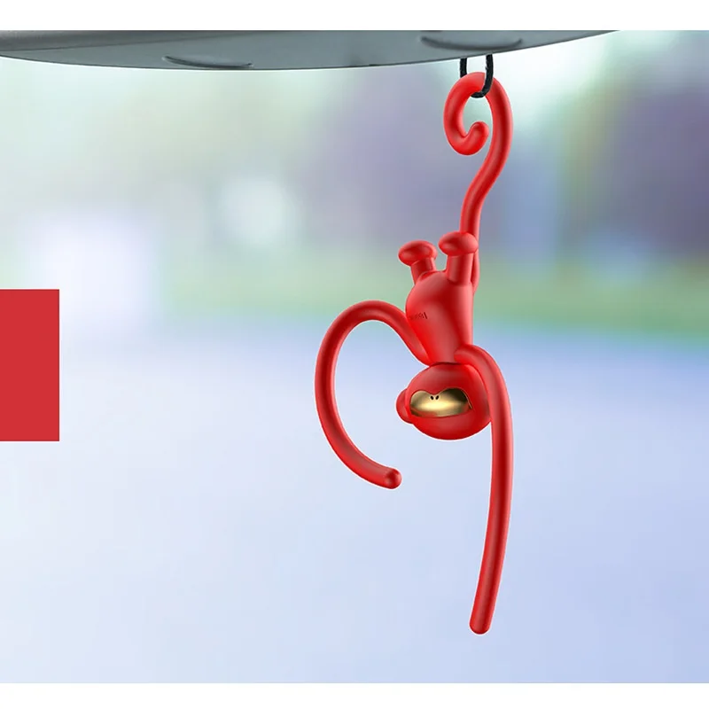 Car Interior Ornaments fragrance Air Freshener Cute Monkey Doll Hanging Decoration car smell perfume Styling | Автомобили и