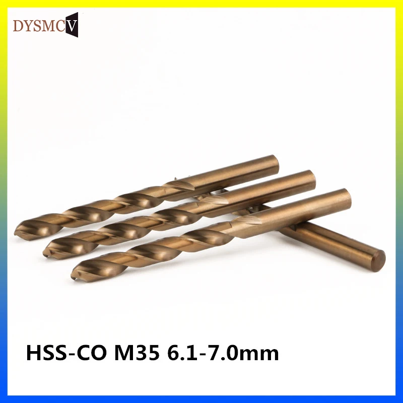

Спиральные сверла DYSMCV 2 шт., сталь M35 6.1-7.0 мм