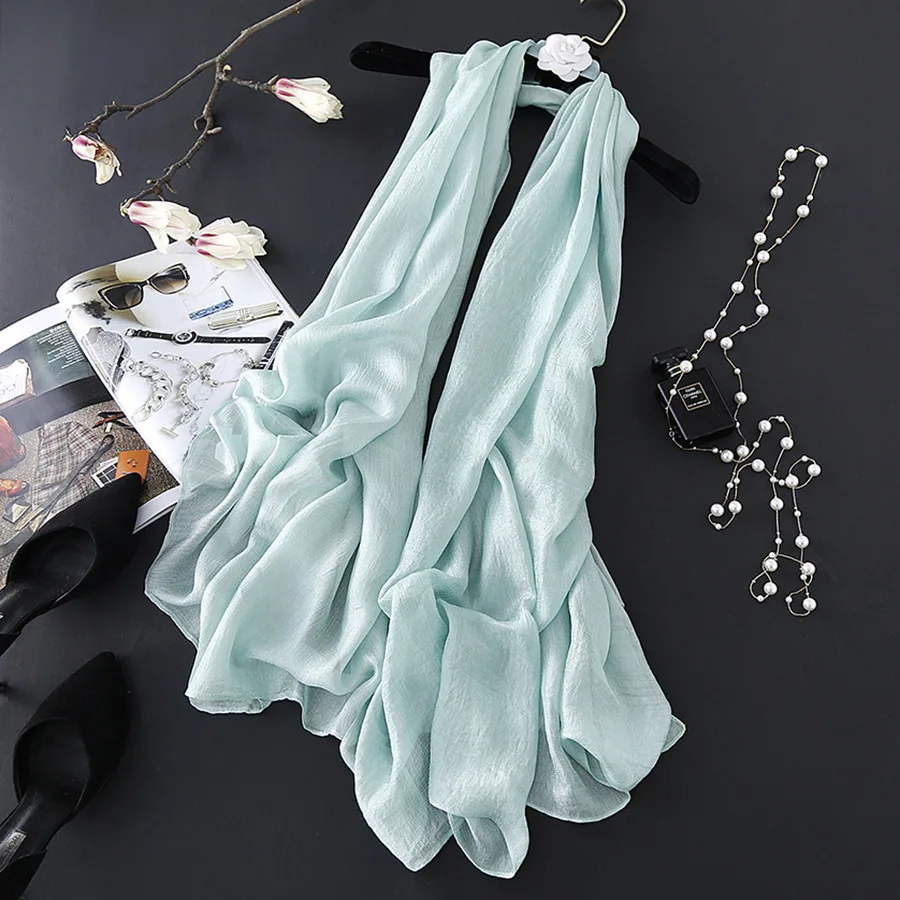 2020 new brand women scarf fashion linen winter scarves silk lady shawls sold thin beach covers bandana female echarpe pashmina |