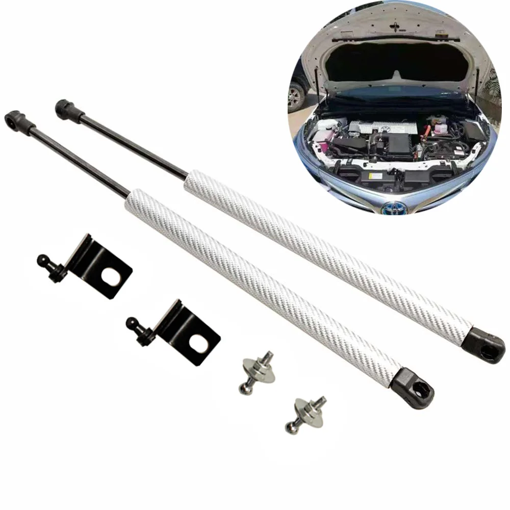 Для Toyota Corolla E160 E170 E180 2012 2019 передняя крышка капота газовые стойки из углеродного