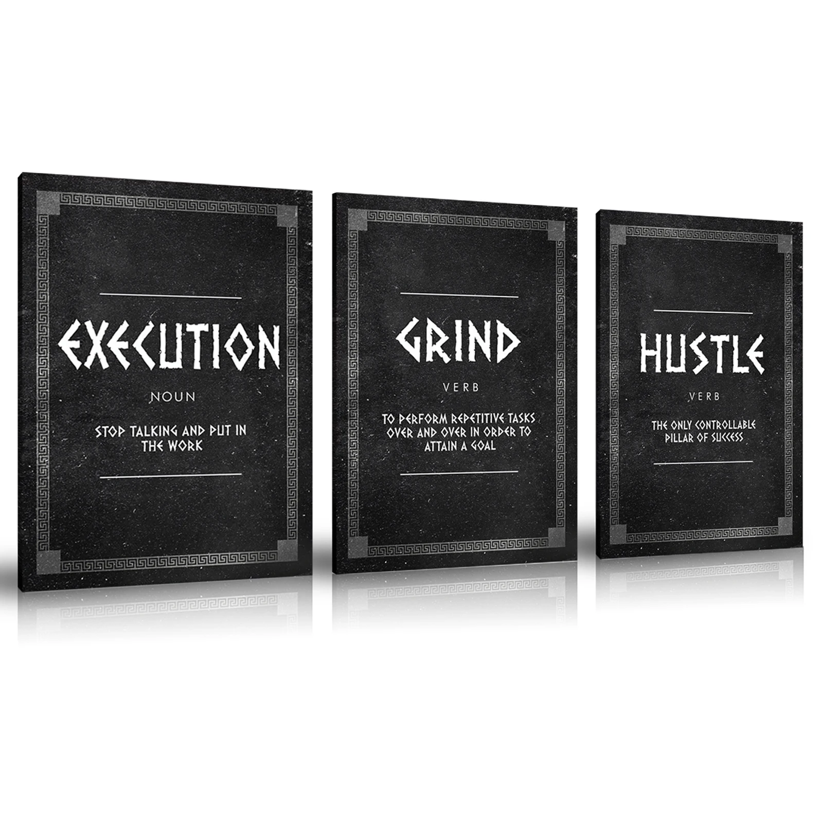 

HD Печать холст Картина маслом домашний декор настенная живопись на холсте шума измельчения исполнение 3 шт. холст стены искусства холст печ...