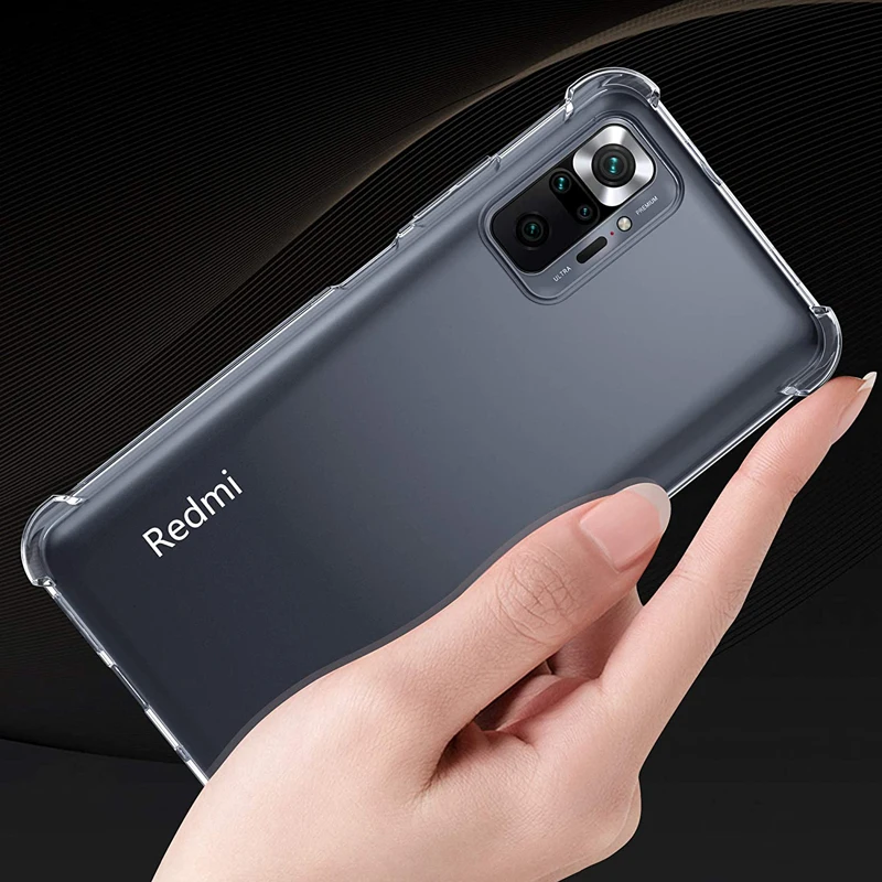 Прозрачный мягкий чехол из ТПУ для Xiaomi Redmi Note 8 9 10 Pro 4G 8T 9S 10S 8A Dual 9AT 9C Poco X3 NFC M3 F3 Mi 10T