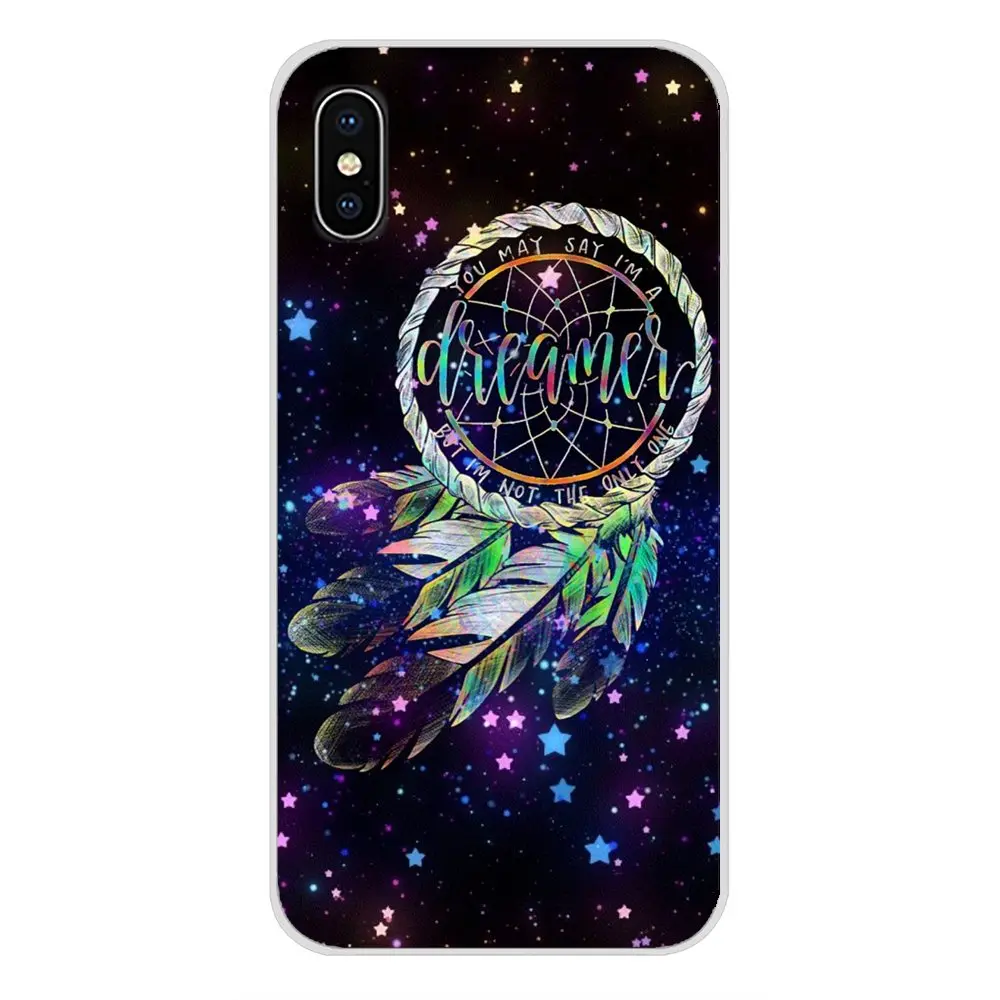 For Huawei Mate Honor 5X 6X 7 7A 7C 8 9 10 8C 8X 20 30 Lite Pro Accessories Phone Bag Case Dream Catcher Feather Stars Christmas | Мобильные